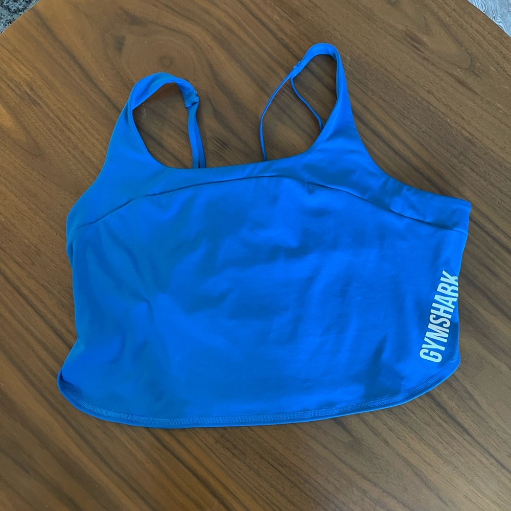 Gymshark Blue Cropped Tank